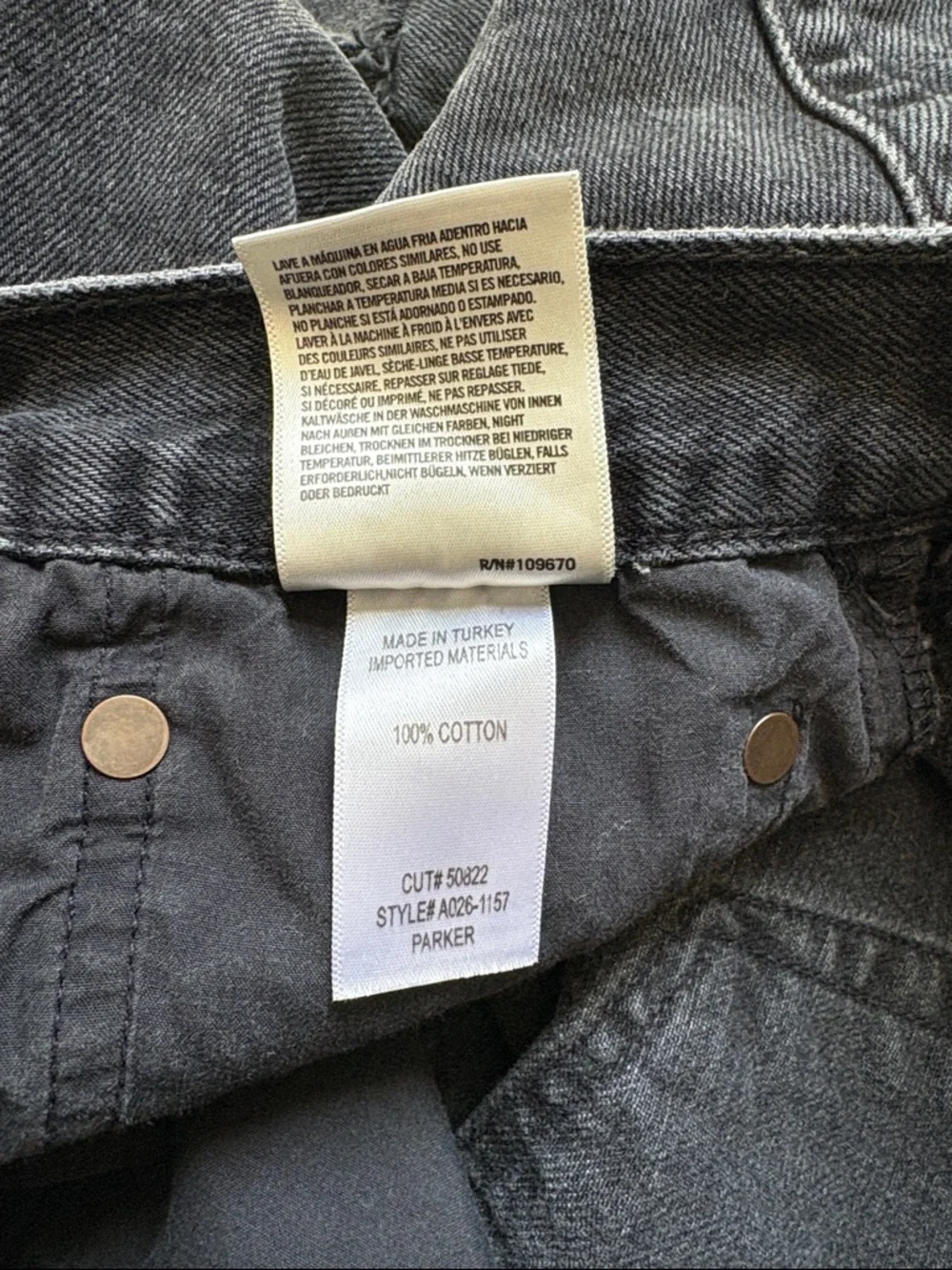 Agolde Parker Shorts - High-Rise Denim Cutoff Shorts - Picture 8 of 8